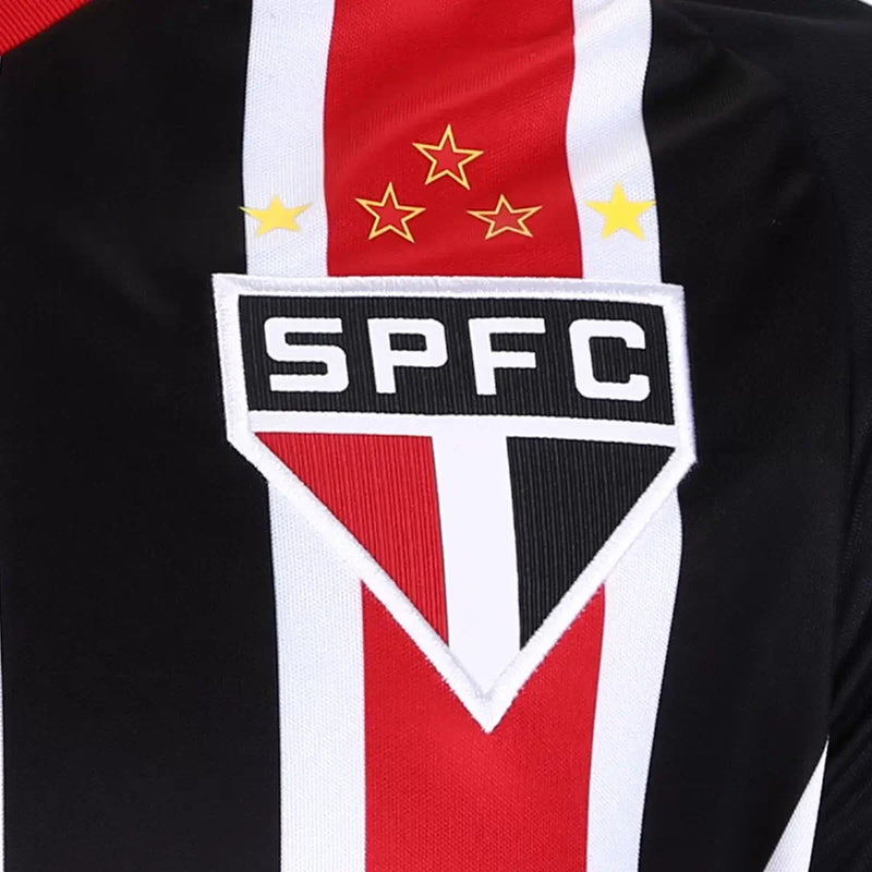 Camisa São Paulo Away 23/24 - Vermelha e Branca + PATCH COPA DO BRASIL