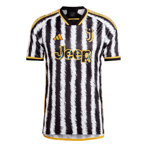 Camisa Juventus Home 23/24 - Branca e Preta